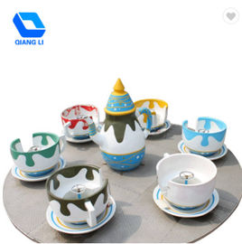China Attractive Kids Coffee Cup Ride / Cute Style Self Control Teacup Amusement Ride factory