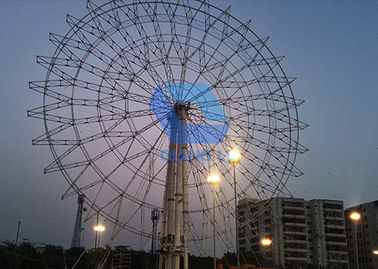 China Outdoor Amusement Giant Ferris Wheel , 18 Cabin Merry Go Round Ferris Wheel factory