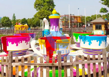 China Anti Corrosion Theme Park Rides 24 Seater Mini Music Teacup Carnival Ride factory
