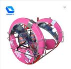 Simple Operation Kids Carnival Rides , Mini Leswing Happy Car Color Customized supplier