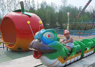 Reliable Theme Park Rides Attractions Roller Coaster Train Sliding Ride For Kids supplier