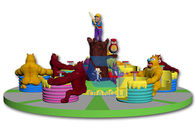 Qiangli Theme Park Rides , Rotating Happy Bear Cup Rides For Indoor / Outdoor supplier