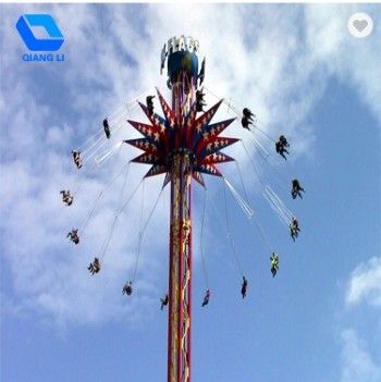 Commercial Amusement Park Thrill Rides Capacity Customized Flying Tower Rides supplier