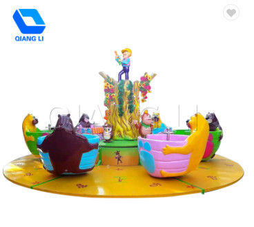 Cartoon Theme Park Rides / Kids Love Bee Cup Ride Lifetime Technical Support supplier