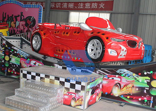 Spinning Sliding Mini Flying Car On Track Fairground Rides Kiddie Games supplier