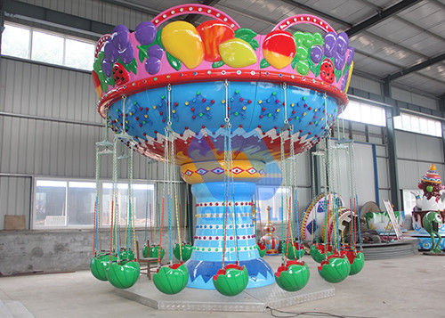 Kids Sky Swing Ride  Amusement Park Games Watermelon Flying Chair Ride supplier