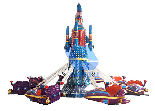 Kiddie Theme Park Rides Amusement Self Control Plane Capacity Customized supplier
