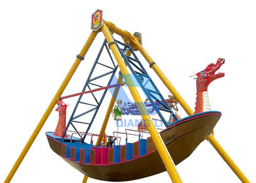 Kids Outdoor Sea Dragon Amusement Ride , Customized Pirate Ship Fair Ride supplier