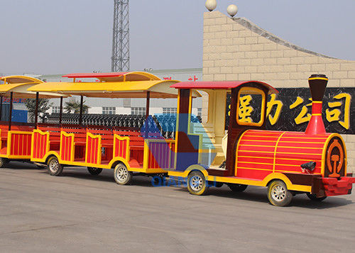 High quality 32 seats petrol tourist trackless road train with for sale supplier