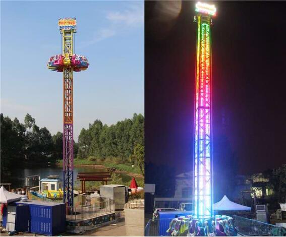 Thrill Amusement Park Turbe Drop Mega Drop Zone Ride for Sale