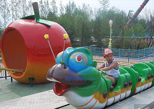 Reliable Theme Park Rides Attractions Roller Coaster Train Sliding Ride For Kids