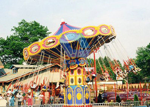 Head Model Mini Theme Park Swing Ride Steel Material Giant Swing Ride
