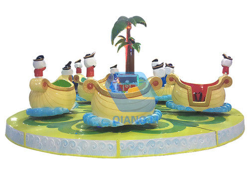 Indoor / Outdoor Teacup Amusement Ride , Popular Mini Amusement Rides