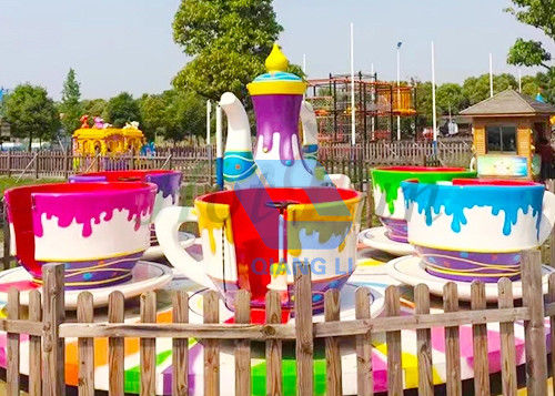 Mini Theme Park Rides Rotating Amusement Commercial Electric Coffee Cup Ride