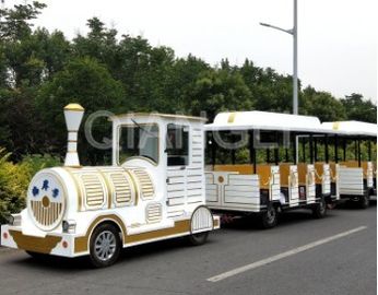 China Interesting Carnival Train Ride Antique Models Trackless Kiddie Train For Amusement Parks factory