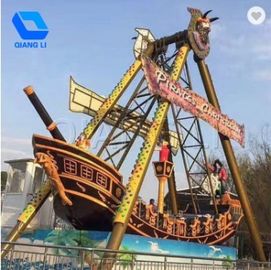 China 32 Seats Pirate Ship Ride Customization Available With Music / Colorful Lights factory