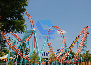China 24 Seats Theme Park Roller Coaster Amusement Park Equipment Mini Roller Coaster Ride factory
