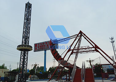 China Custom Amusement Park Equipment Rotary Flying Rotating Swing Tower Ride factory
