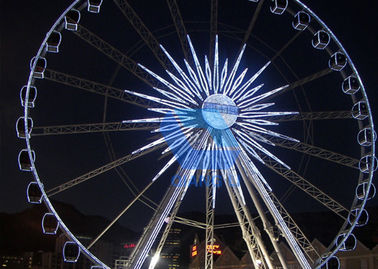 China Large Scale Ferris Wheel Ride , Grand Ferris Wheel 30m/42m/50m/65m/88m factory