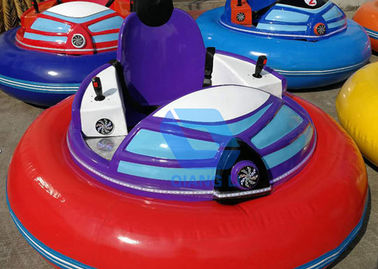 China Safety Theme Park Bumper Cars , Electric Ice UFO Bumper Cars 6-10 km/h Speed factory