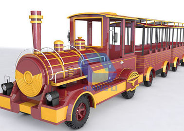 China Kid Friendly Train Rides , Happy Carnival Amusement Rides Color Customized factory