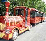 Interesting Carnival Train Ride Antique Models Trackless Kiddie Train For Amusement Parks supplier