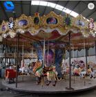 Mini Portable Theme Park Carousel / Amusement Kids Carousel Ride Color Customized supplier