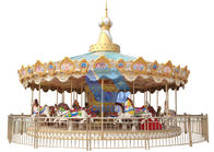 Popular Theme Park Rides Up Driven Musical Merry Go Round Carousel For Children / Adults supplier