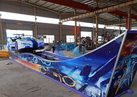 Indoor Outdoor Track Type Theme Park Equipment , Fun Ride F1 Flying Car Rides For Kids supplier