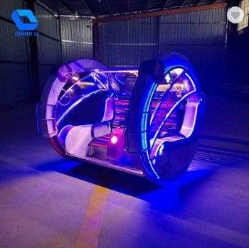Indoor Amusement Leswing Car Plastic Decorations With 360 Degree Rotation supplier