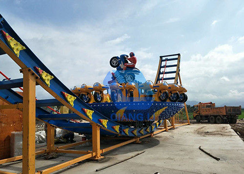 Thrilling Amusement UFO Carnival Ride , Customized Tracked Flying UFO Rides supplier