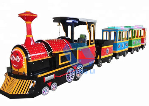 Outdoor Carnival Train Ride , Popular Electric Train Rides For Kids supplier