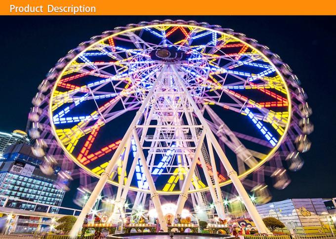 20m Electric Ferris Wheel Ride , Amusement Park Kiddie Major Rides 8min/Circle Speed
