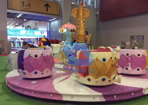 Anti Corrosion Theme Park Rides 24 Seater Mini Music Teacup Carnival Ride
