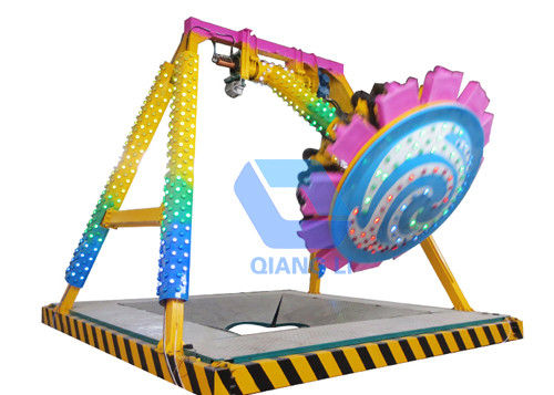 Popular Pendulum Amusement Ride / Mini Frisbee Pendulum Ride 3.8m Height