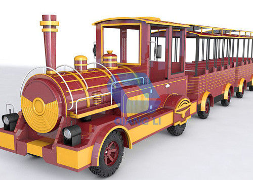 Interesting Carnival Train Ride Antique Models Trackless Kiddie Train For Amusement Parks